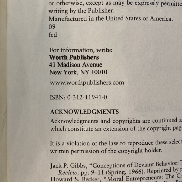 Deviant Behavior: A Text-Reader in the Sociology of Deviance by Delos H. Kelly - Picture 2 of 6